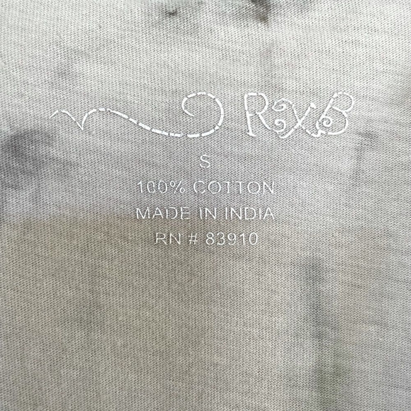 RXB Crystal Embellished Tie Dye Cotton Women's T-Shirt Top - Picture 6 of 7